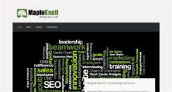 Desktop Screenshot of mapleknoll.com